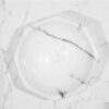 Cuba de Apoio Oitavada Mármore Branco Carrarinha - Image 2