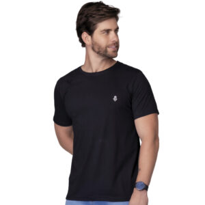 Camiseta Masculina Algodão Básica 30.1 Lisa Original Heyju